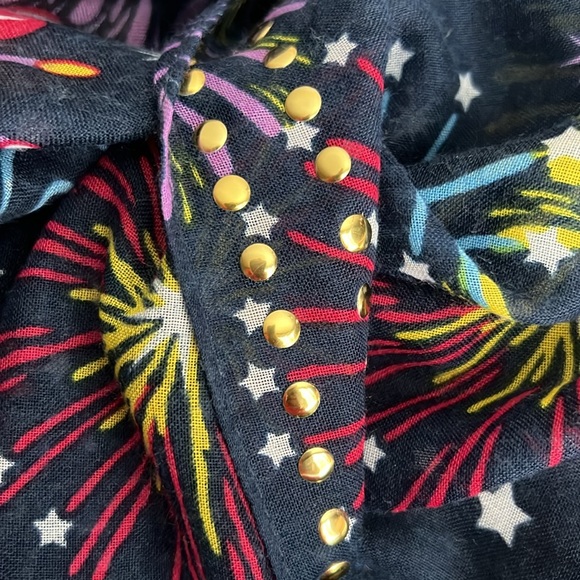 Forth of July, cotton scarf - Picture 2 of 7